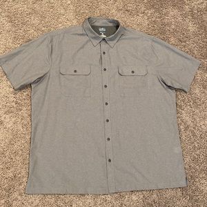 Croft & Barrow Men’s Quick Dry Button Down Short Sleeve Shirt